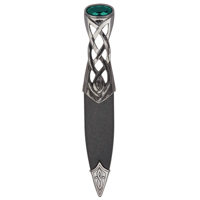 Necklaces Charles Buyers Islay Dark Pewter Sgian Dubh With Stone Top