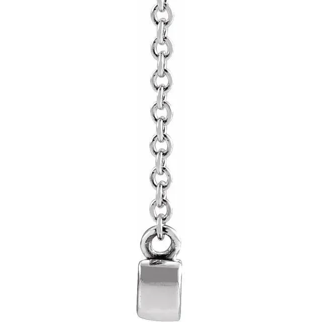 Necklaces Fire Brilliance Gold Petite Mama Script 18 Necklace