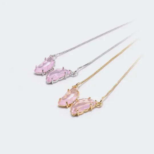 Necklaces Jewelvers 14K GoldFilled Crystal Butterfly Necklace Necklaces Jewelvers 14K GoldFilled Crystal Butterfly Necklace
