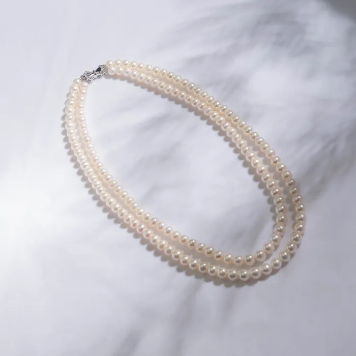 Necklaces Pearly Lustre 60CM Long Freshwater Pearl Necklace WN00484