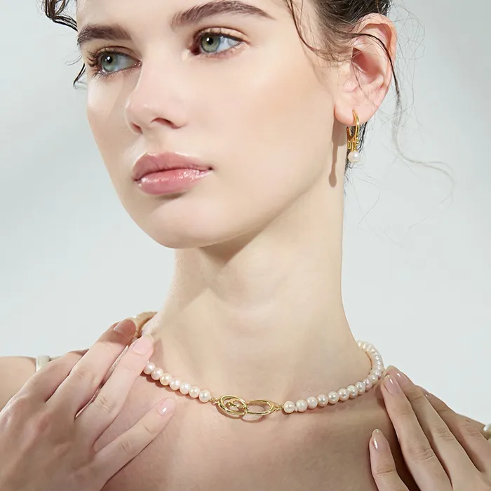 Necklaces Pearly Lustre New Yorker Freshwater Pearl Necklace WN00600