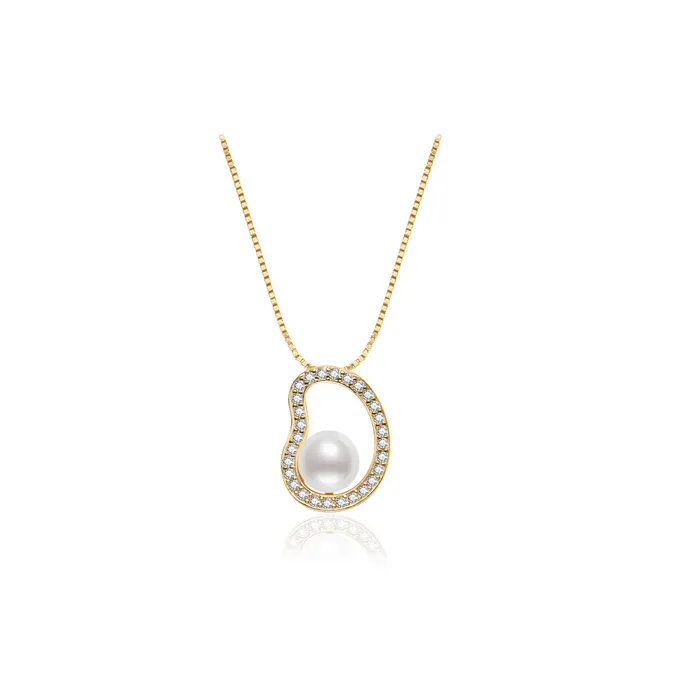 Necklaces Pearly Lustre Top Grade Freshwater Pearl Necklace WN00732 CONNECT