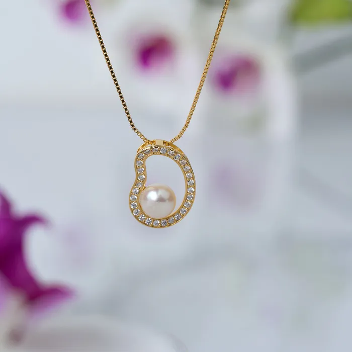 Necklaces Pearly Lustre Top Grade Freshwater Pearl Necklace WN00732 CONNECT