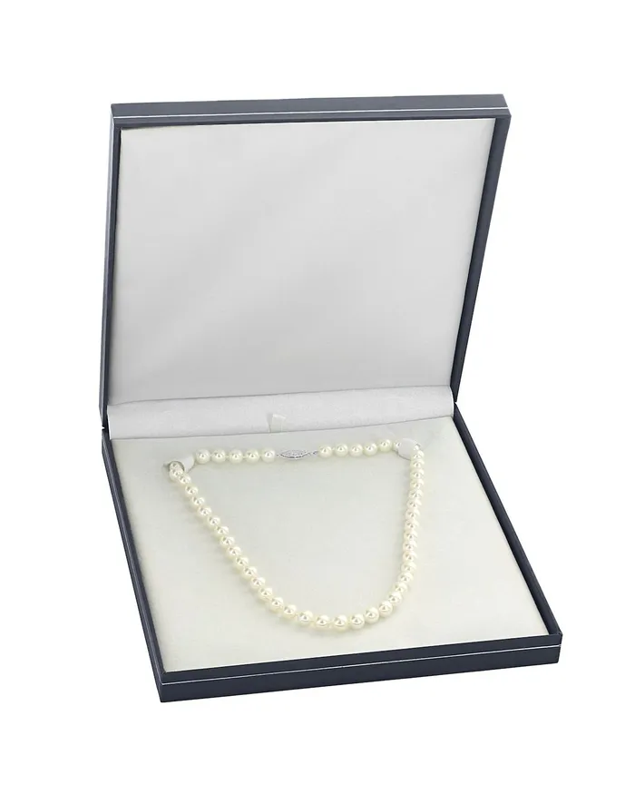 Necklaces spt White Japanese Akoya Pearl Necklace 5560mm AA Quality