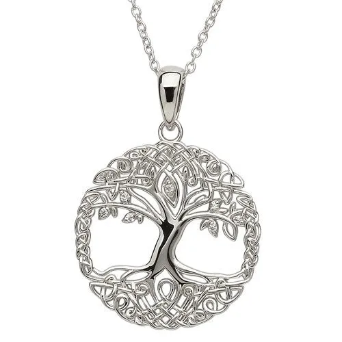 Necklaces Tree of Life CZ Pendant Shanore