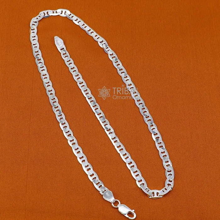 Necklaces TRIBAL ORNAMENTS 20 35 MM 925 sterling silver handmade solid fancy stylish silver chain necklace Nawabi chain best gifting jewelry from India ch229 Necklaces TRIBAL ORNAMENTS 20 35 MM 925 sterling silver handmade solid fancy stylish silver chain necklace Nawabi chain best gifting jewelry from India ch229