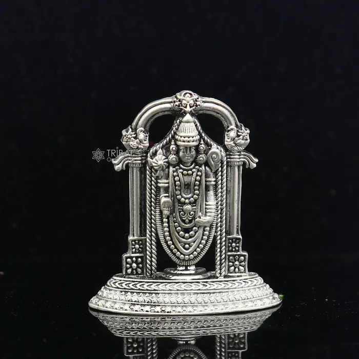 Necklaces TRIBAL ORNAMENTS 51cm 925 sterling silver stylish divine Venkateswara idol tirupati balaji statue sculpture figurine amazing crafted statue gift art733 Necklaces TRIBAL ORNAMENTS 51cm 925 sterling silver stylish divine Venkateswara idol tirupati balaji statue sculpture figurine amazing crafted statue gift art733