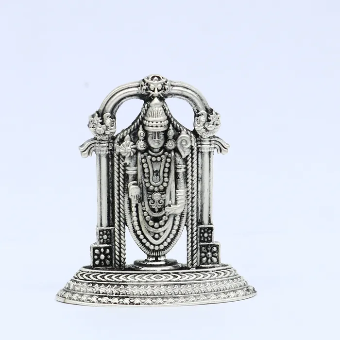 Necklaces TRIBAL ORNAMENTS 51cm 925 sterling silver stylish divine Venkateswara idol tirupati balaji statue sculpture figurine amazing crafted statue gift art733 Necklaces TRIBAL ORNAMENTS 51cm 925 sterling silver stylish divine Venkateswara idol tirupati balaji statue sculpture figurine amazing crafted statue gift art733