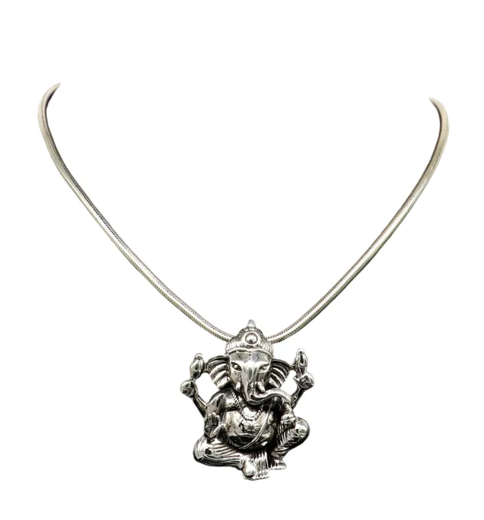 Necklaces TRIBAL ORNAMENTS Vintage trendy 925 sterling silver handmade Lord Ganesha pendant amazing stylish unisex pendant locket personalized jewelry ssp507 Necklaces TRIBAL ORNAMENTS Vintage trendy 925 sterling silver handmade Lord Ganesha pendant amazing stylish unisex pendant locket personalized jewelry ssp507