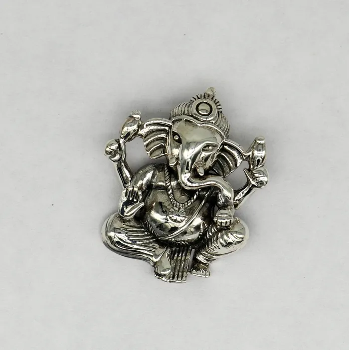 Necklaces TRIBAL ORNAMENTS Vintage trendy 925 sterling silver handmade Lord Ganesha pendant amazing stylish unisex pendant locket personalized jewelry ssp507