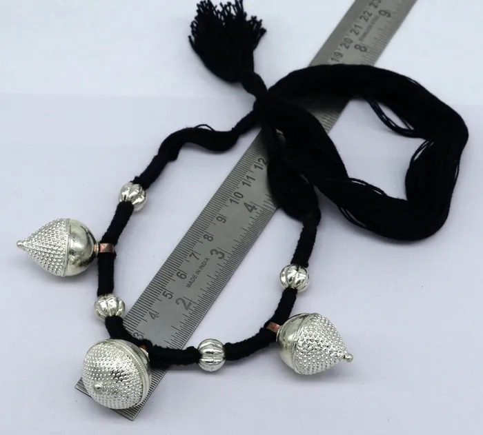 Necklaces Vintage design solid silver gorgeous vintage tribal Indian traditional look necklace stylish choker necklace belly dance jewelry set181 TRIBAL ORNAMENTS