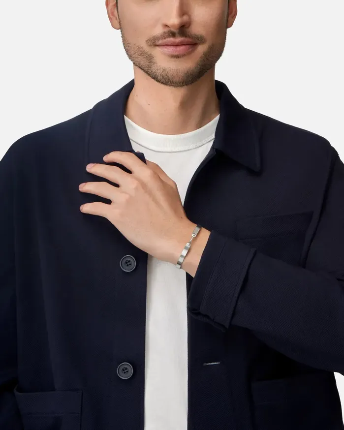 Paris From The Sky GM Mood Bangle in White Gold Mood Bracelets Paris From The Sky GM Mood Bangle in White Gold Mood Bracelets