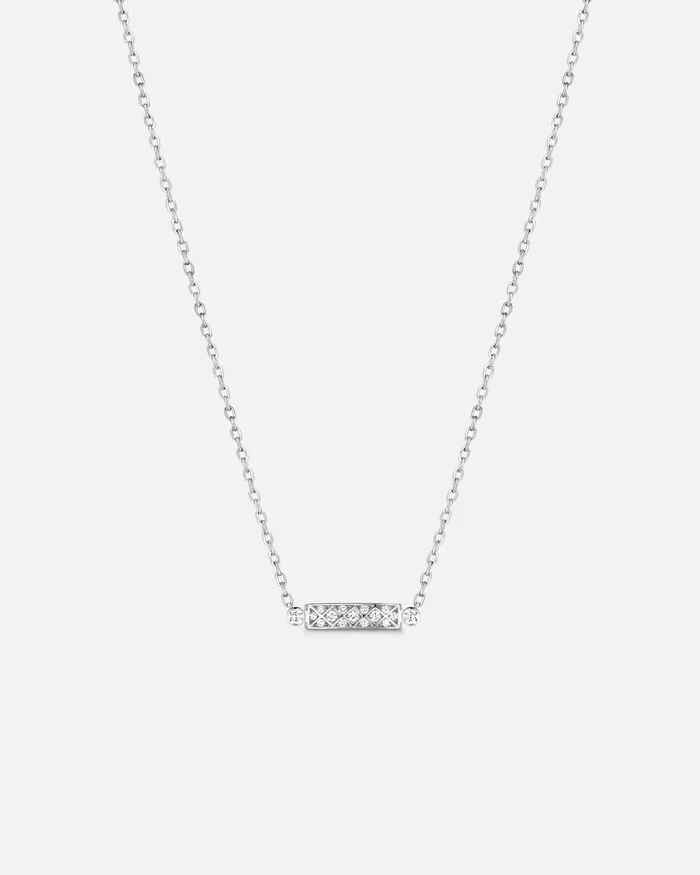 Parisian Stroll Mood Pendant in White Gold Mood Necklaces