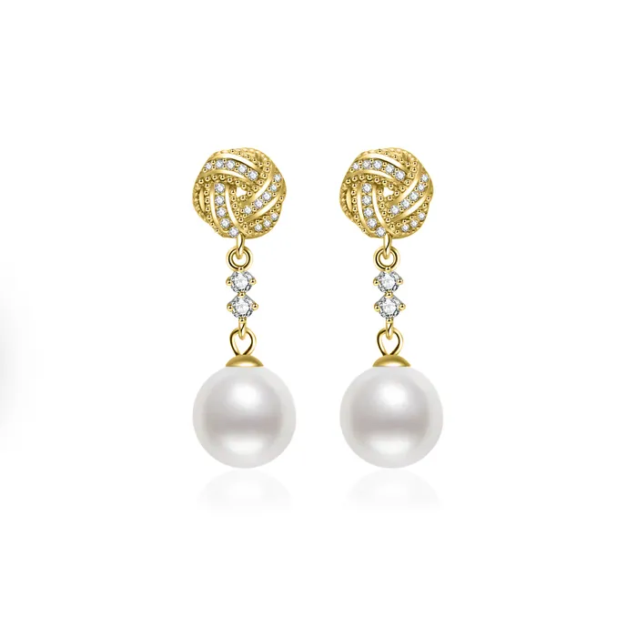 Pearly Lustre Earrings Elegant Freshwater Pearl Earrings WE00845 Asian Civilisations Museum Pearly Lustre Earrings Elegant Freshwater Pearl Earrings WE00845 Asian Civilisations Museum
