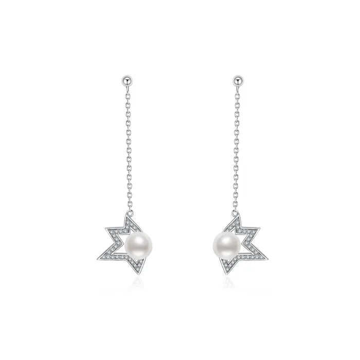 Pearly Lustre Earrings New Yorker Freshwater Pearl Earrings WE00023