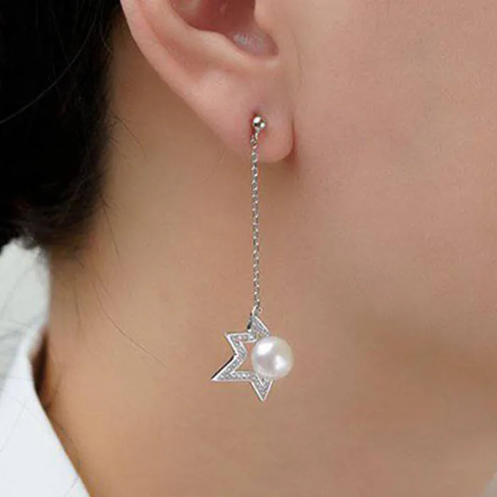 Pearly Lustre Earrings New Yorker Freshwater Pearl Earrings WE00023