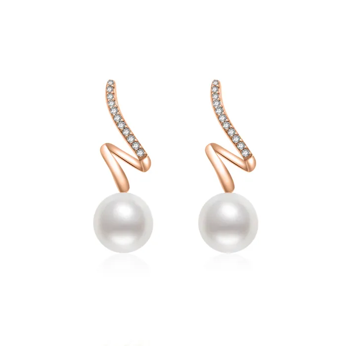 Pearly Lustre Earrings Top Grade Freshwater Pearl Earrings WE00689 S Collection Pearly Lustre Earrings Top Grade Freshwater Pearl Earrings WE00689 S Collection