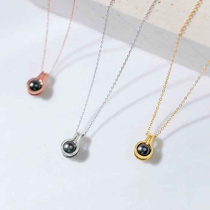Pearly Lustre Necklaces New Yorker Tahitian Pearl Necklace WN00308
