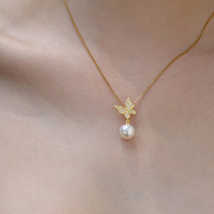 Pearly Lustre Necklaces Top Grade Freshwater Pearl Necklace WN00037