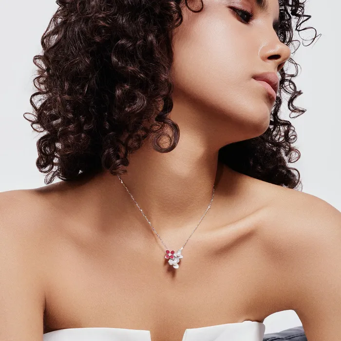 Pearly Lustre Necklaces Top Grade Freshwater Pearl Necklace WN00716 ORCHID
