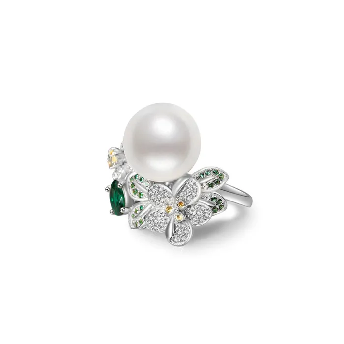 Pearly Lustre Rings Elegant Edison Pearl Ring WR00002