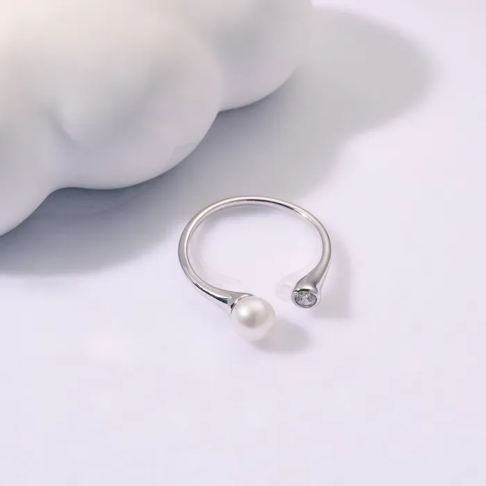 Pearly Lustre Rings Top Grade Freshwater Pearl Ring WR00305 BUBBLE