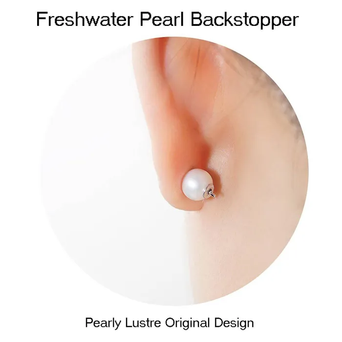 Pearly Lustre Top Grade Drop Shape Pearl Earrings WE00885 Beelieve Earrings
