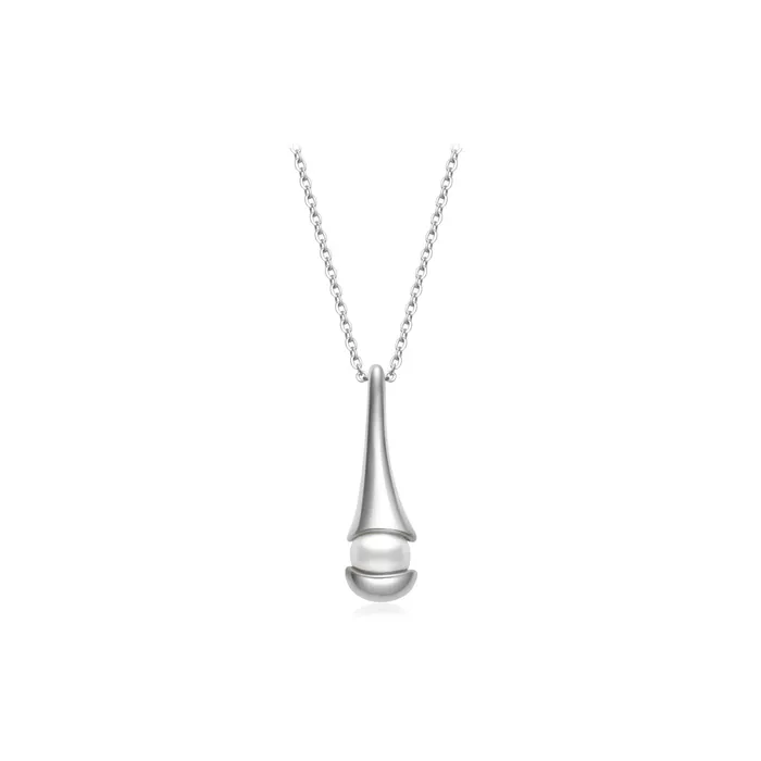 Pearly Lustre Top Grade Freshwater Pearl Necklace WN00694 FLUID Necklaces