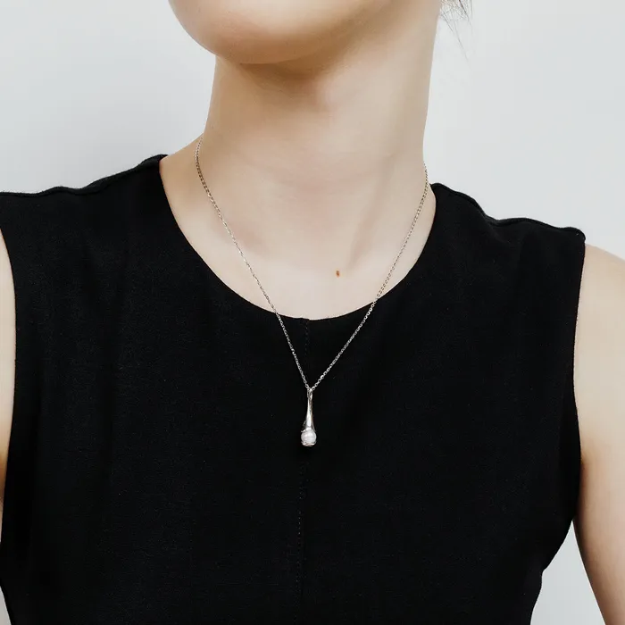 Pearly Lustre Top Grade Freshwater Pearl Necklace WN00694 FLUID Necklaces