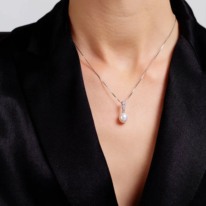 Pearly Lustre Top Lustre Freshwater Pearl Necklace WN00064 Necklaces