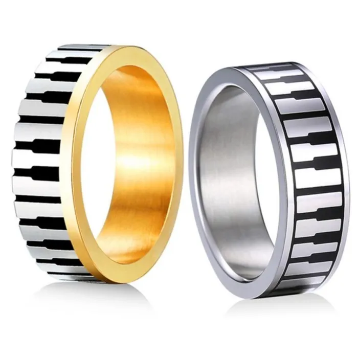 Piano Forever Fashion Ring C8 Mini Room Rings