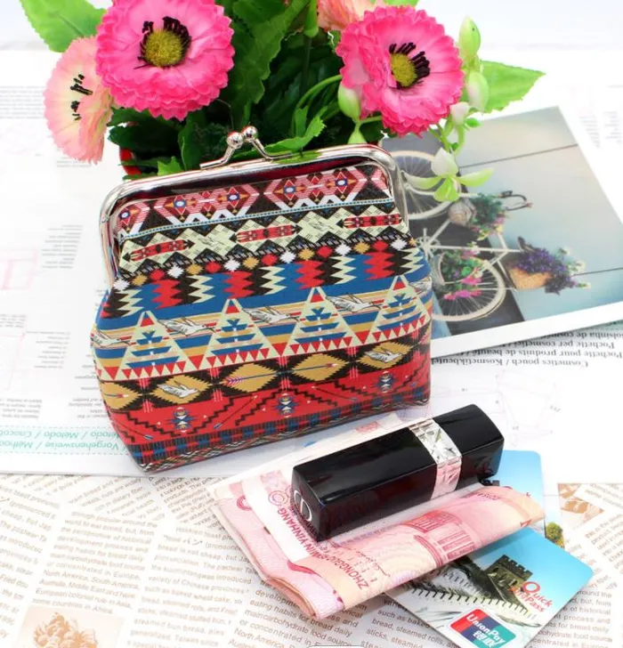 POLLY Earrings G167 Hot Pink Festive Clasp Coin Purse