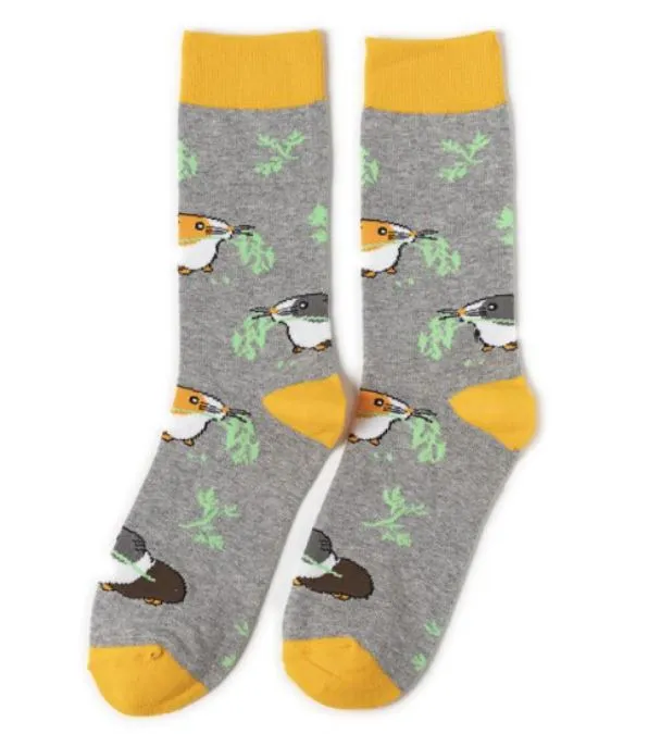 POLLY Earrings SF72 Gray Gerbil Socks