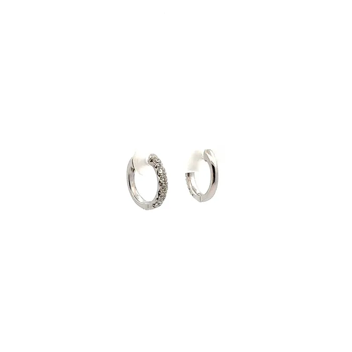 PreOwned Jude Frances Blue Topaz Diamond Lisse Earrings Jude Frances Earrings