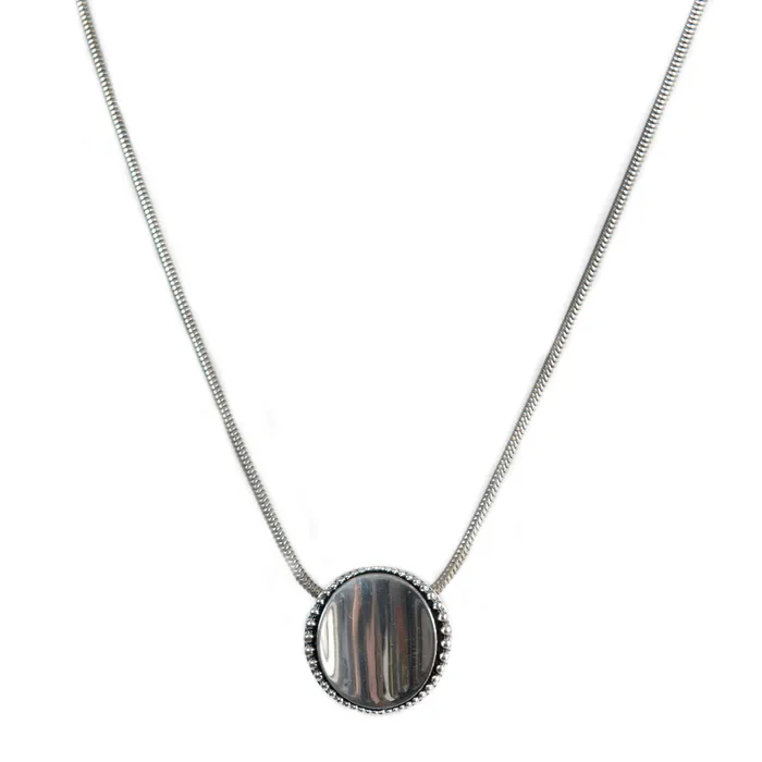 PreOwned Lagos Imagine Concave Disc Pendant Lagos Necklaces