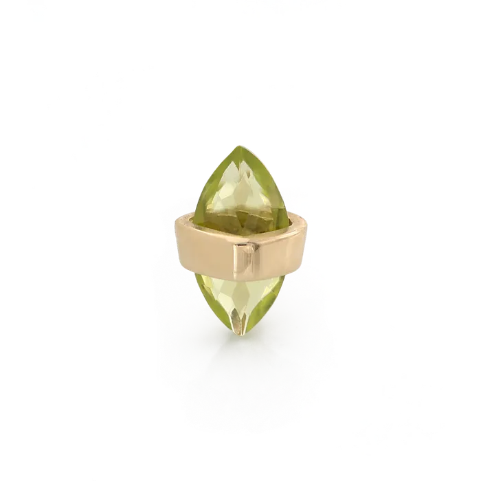 Pupil Hall Earrings Crystalized Peridot