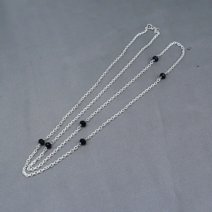 Pure 925 sterling silver black beaded chain necklace and vintage antique silver ball style pendant Mangalsutra ms122 TRIBAL ORNAMENTS Necklaces Pure 925 sterling silver black beaded chain necklace and vintage antique silver ball style pendant Mangalsutra ms122 TRIBAL ORNAMENTS Necklaces