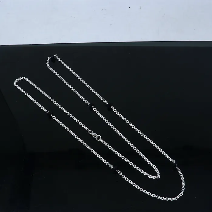 Pure 925 sterling silver black beaded chain necklace and vintage antique silver ball style pendant Mangalsutra ms122 TRIBAL ORNAMENTS Necklaces Pure 925 sterling silver black beaded chain necklace and vintage antique silver ball style pendant Mangalsutra ms122 TRIBAL ORNAMENTS Necklaces