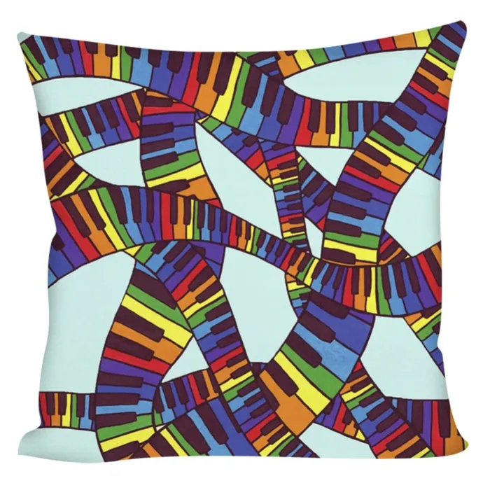 Rainbow Road Pillow Case 369 workshop Store Earrings