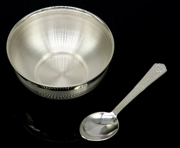 Rings 999 pure fine silver handmade utensils silver article silver vessel silver accessories silver puja art silver baby bowl set sv105 TRIBAL ORNAMENTS Rings 999 pure fine silver handmade utensils silver article silver vessel silver accessories silver puja art silver baby bowl set sv105 TRIBAL ORNAMENTS