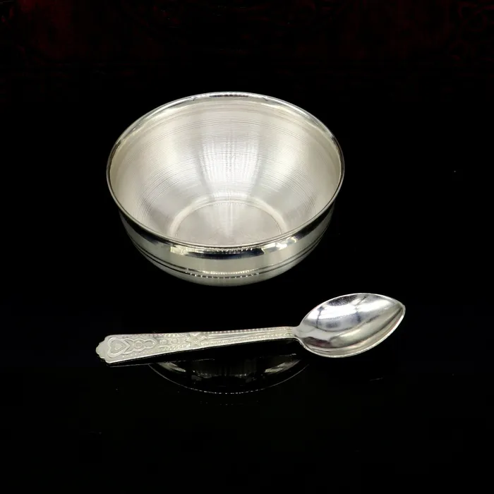 Rings 999 pure fine silver handmade utensils silver article silver vessel silver accessories silver puja art silver baby bowl set sv105 TRIBAL ORNAMENTS Rings 999 pure fine silver handmade utensils silver article silver vessel silver accessories silver puja art silver baby bowl set sv105 TRIBAL ORNAMENTS