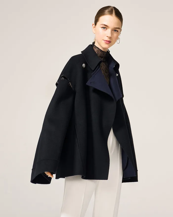 Rings ADEAM Black Patti Short Coat