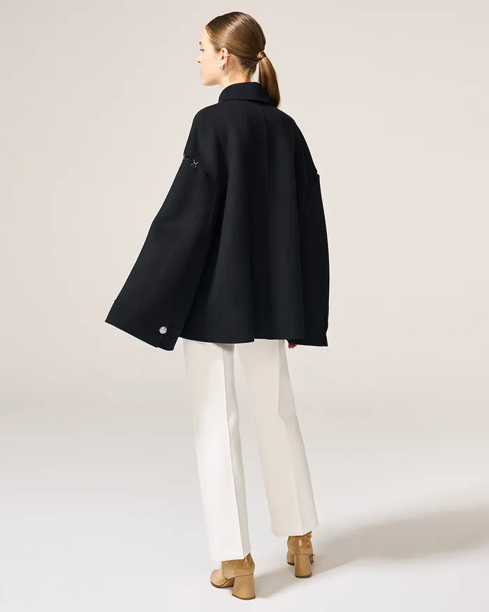 Rings ADEAM Black Patti Short Coat