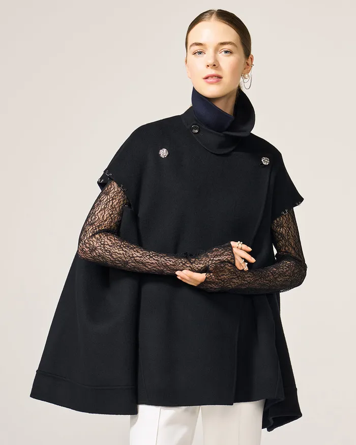 Rings ADEAM Black Patti Short Coat