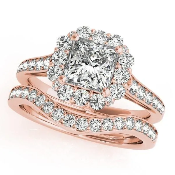 Rings Fire Brilliance Kyle PrincessSquare Moissanite Cathedral Halo Engagement Ring Rings Fire Brilliance Kyle PrincessSquare Moissanite Cathedral Halo Engagement Ring