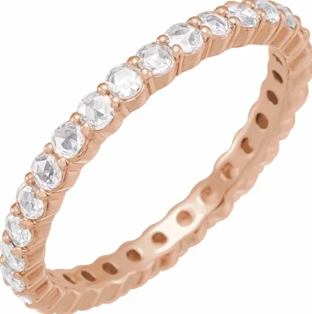 Rings Fire Brilliance Prestine Diamond Full Eternity 34 CTW Band