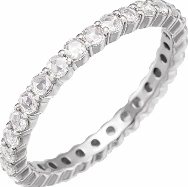 Rings Fire Brilliance Prestine Diamond Full Eternity 34 CTW Band