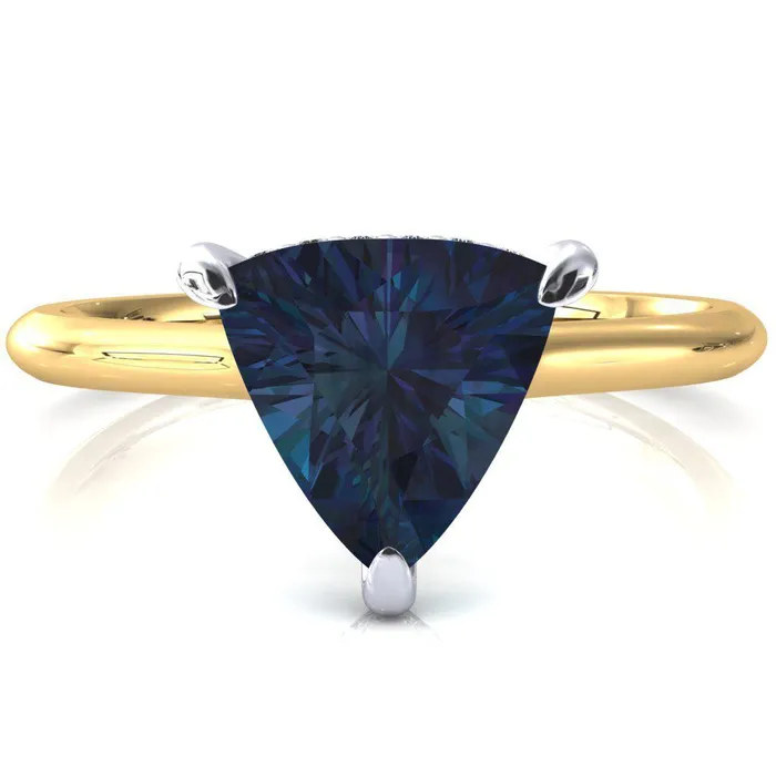 Rings Fire Brilliance Secret Trillion Alexandrite 3 Prong Floating Halo Engagement Ring Rings Fire Brilliance Secret Trillion Alexandrite 3 Prong Floating Halo Engagement Ring