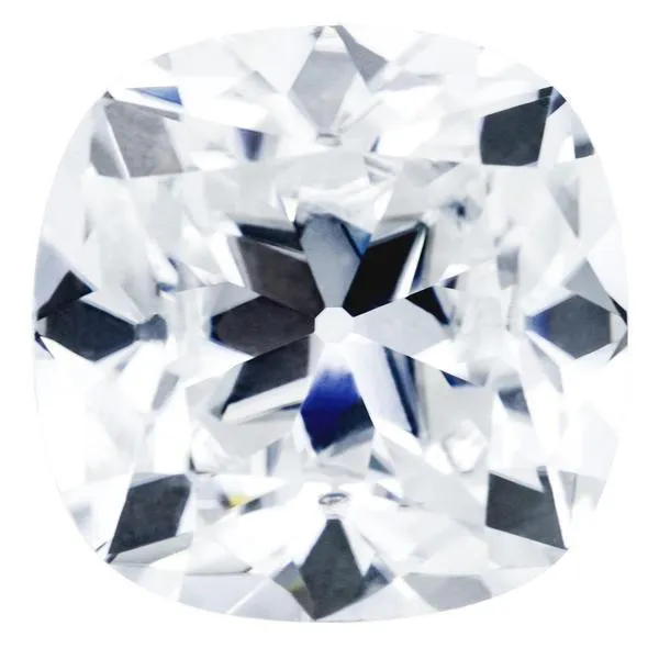 Rings Heirloom Moissanite Antique Old Mine Cut OMC Fire Brilliance 
