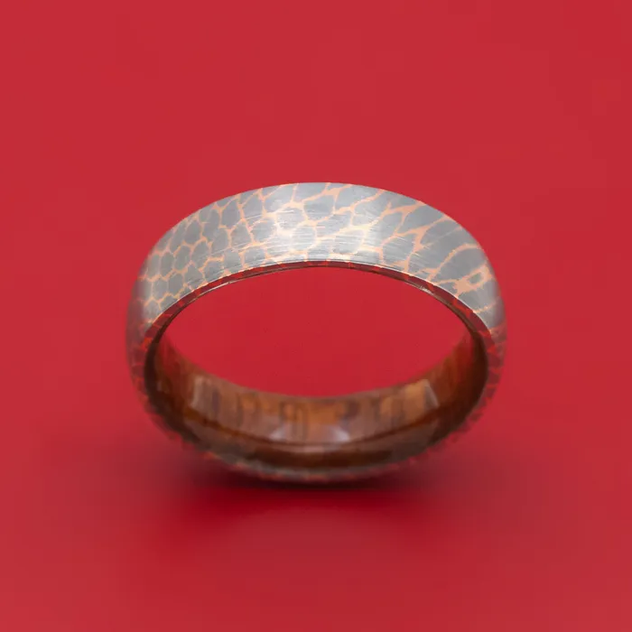 Rings Lashbrook Superconductor Mens Ring with Wood Sleeve Custom Made Band Rings Lashbrook Superconductor Mens Ring with Wood Sleeve Custom Made Band